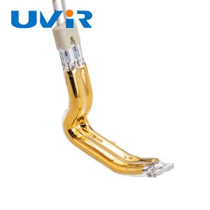 150-6000W L-Shaped Gold Plated Infrared Heating Tube