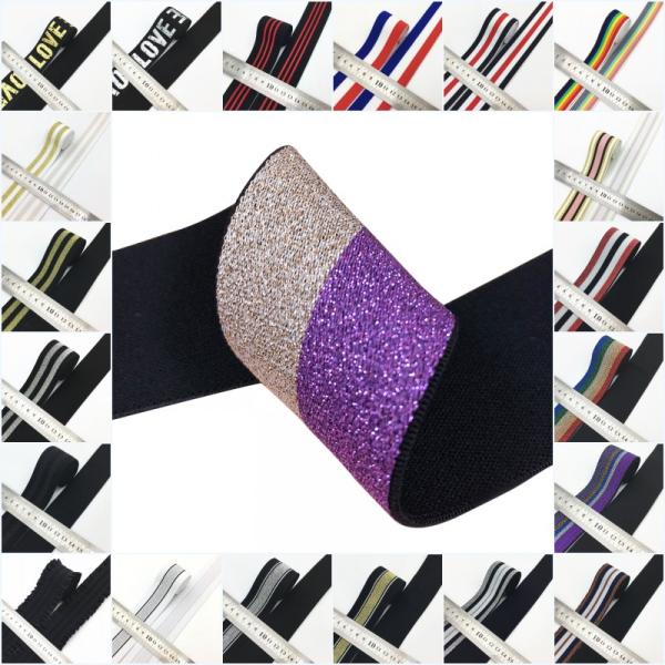 Jacquard Ribbon For Underwear Waistband Clothing Accessories Letter Printed Jacquard Elastic Band