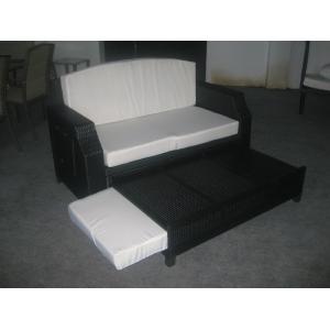 outdoor wicker sofa