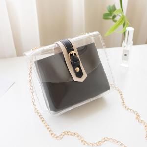 Summer Transparent Clear PVC Jelly Shoulder Bag