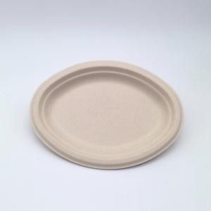 Environmental Protection Sturdy Biodegradable Bagasse Plates Bagasse Pulp