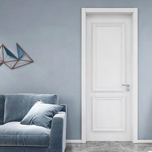 Modern Fireproof Solid Oak Wood Door Leaf Thickness 50mm