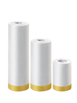 Pre-Taped Masking Film