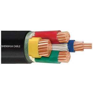 1000V Copper Conductor PVC Insulated Cables Customized With Three Half Core