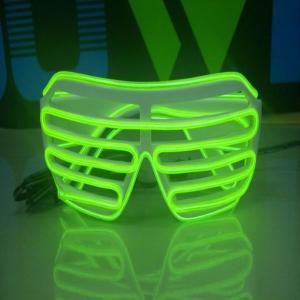 beautiful shutter glasses/el glasses/glow glasses