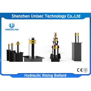 High Security Hydraulic Rising Bollards Automatic Retractable Parking Bollards