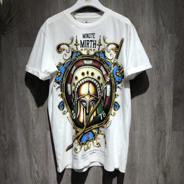 Breathable Mens Fashion Casual T Shirts Custom Screen Printed OEM Service