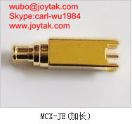 High quality gold plated MCX plug coaxial connector PCB mount type MCX-JE-L