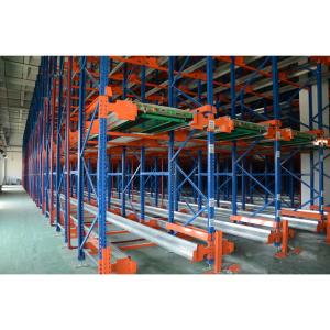 Heavy Duty Movable Pallet Shuttle Racking System Customized Size For Cargo