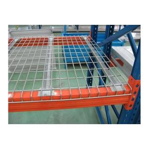 Zinc Finish Steel Pallet Rack Wire Decking Good Fire Safety Performance