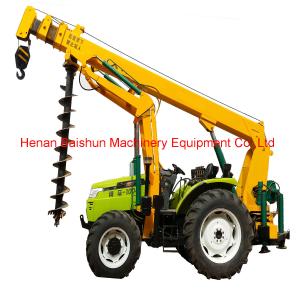 Hot selling solar pole digging pole erection machine crimping machine