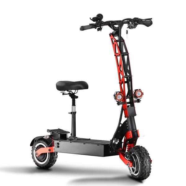 Buy Fast Selling 60V 28/33/38AH Battery 5600W Motor Max Speed 85KM/H Electric Scooter Adult at wholesale prices