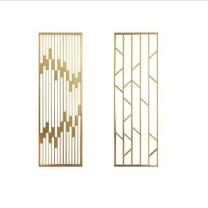 Laser Cut Metal Furniture Movable Screen Room Divider Partition