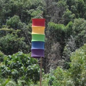 Outdoor Irregular Lantern Lamp Shade Stretch Fabrics Holiday 5 Colors