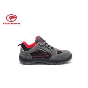 Breathable Red Lining Mesh Sport Safety Shoes , Steel Plant Lightweight Safety