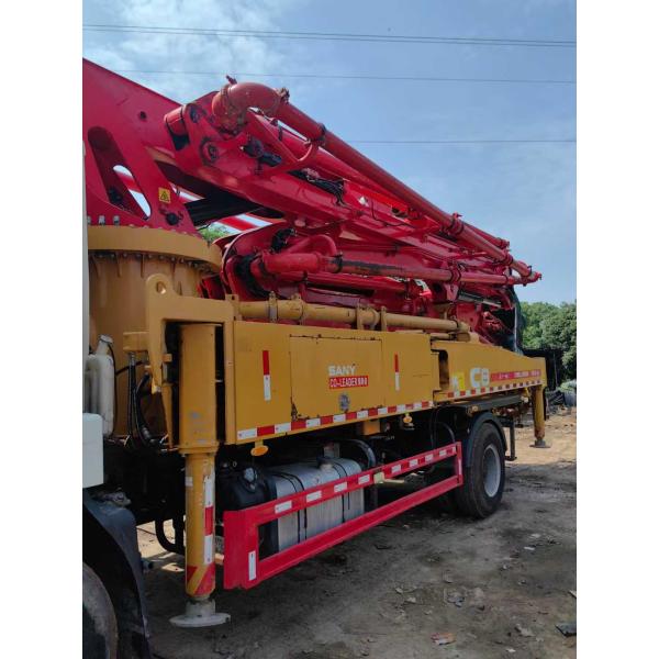 Used SANY 37m Compact Concrete Pump Truck Perfect for Confined Spaces and Urban Operations