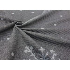 100% polyester fine jacquard knitted mattress fabric snowflake pattern