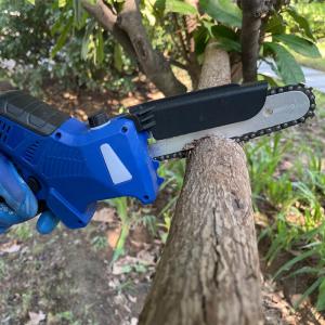 Cordless Electric Chainsaw 6 Inch Brushless Pruning Saw with Auto Chain