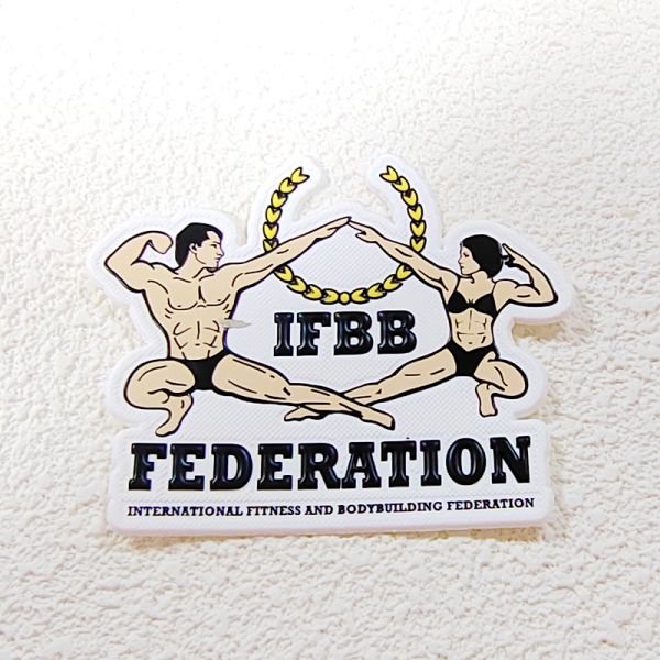 High Quality TPU Patches - Bodybuilding Logo Badges for Gym Wear | Wholesale &