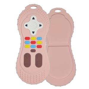 Custom Color Silicone Teether Toy Remote Control Shape Silicone Chew Toy