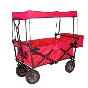 Weather Resistant Outdoor Wagon Cart 260KGS Capacity Outdoor Utility Wagon