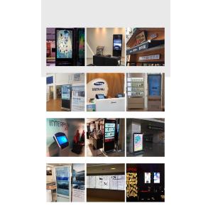 400cd Advertising Floor Standing Digital Signage Display Kiosk Adjustable
