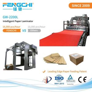 Classification GW-2200L Post-Coating Laminating Machine for High Speed 16000 PCS