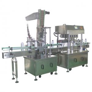 China Plastic Bottle Capping Sealing Machine with Sorting Feature and Motor Core Components on sale