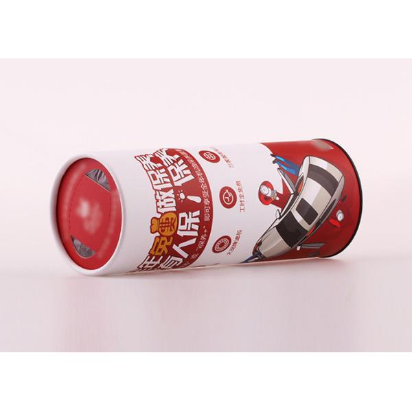 Biological CMYK Pantone Paper Tube Packaging Matt Lamination With Window