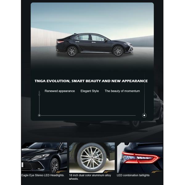 Cam-ry 2.0L 2.5L Manual AWD R18 Tires Euro VI Emission Leather Naturally Aspirated Left Dark Interior Seats for 5 People