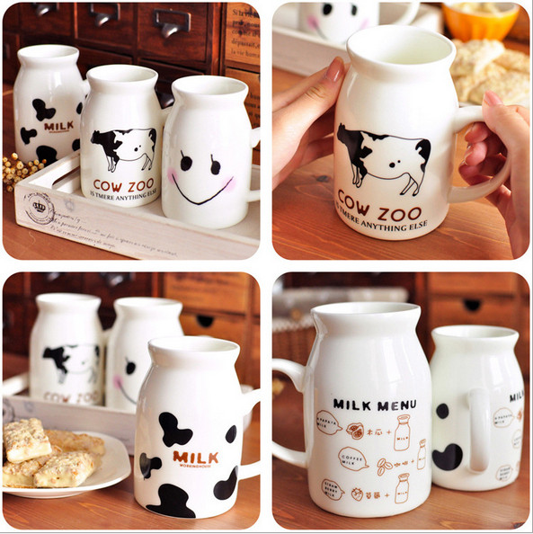 Buy lovely milk enamel mug/ceramic mug at wholesale prices