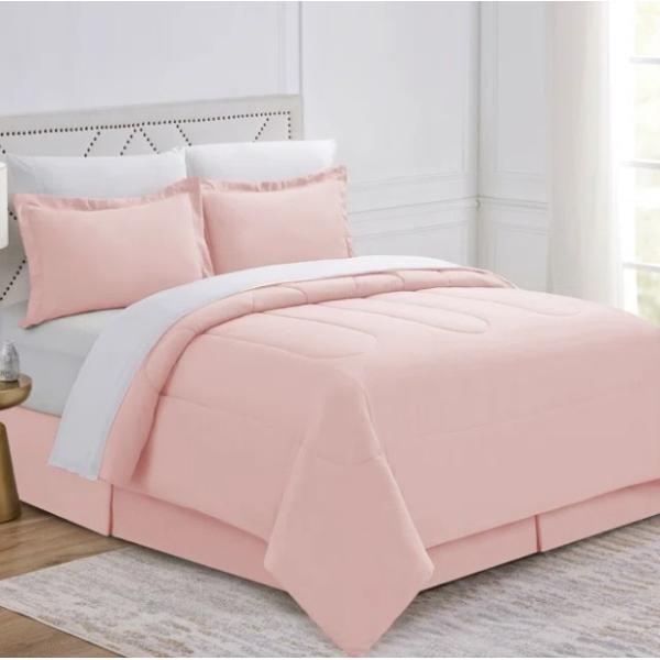 300 Thread Count Breathable Hypoallergenic Cotton All Season Comforter