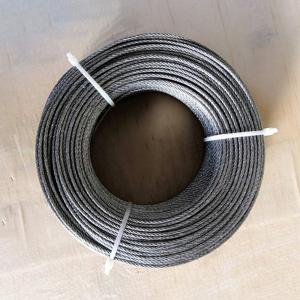Manufacture 1/4" Steel Cable with 7x7 Galvanized Wire Rope at Steel Core and