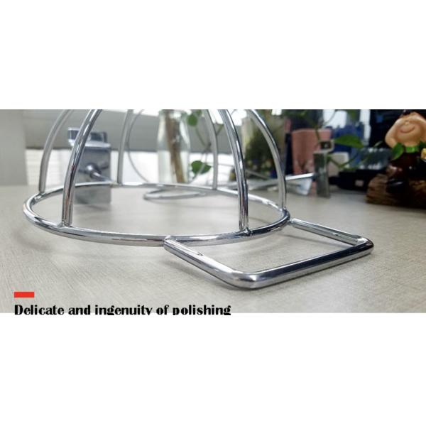 Chrome plated wire hat/ball display rack hook-h00004