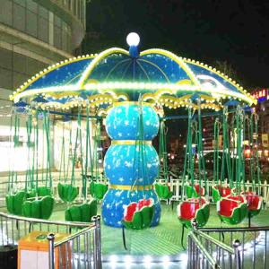 Unique Kids Amusement Ride / Chair Swing Ride With Watermelon Cabin