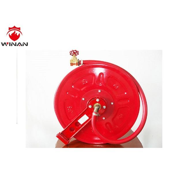 Buy 30m Fixed SS Fire Hose Roller Fire Hydrant Hose Ming Mounted Installation at wholesale prices