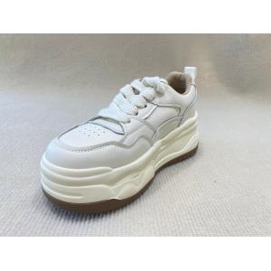Heightening White Trainers Women Pigskin Insole Ladies Trainers