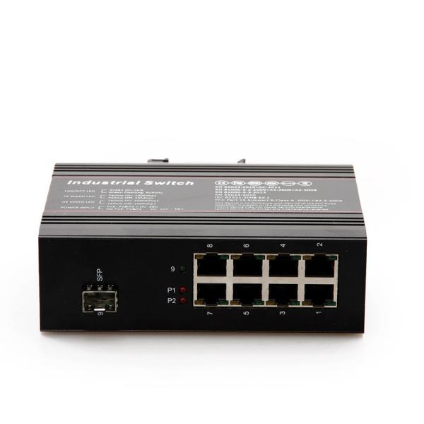 100M Industrial Ethernet Switch Din Rail Mounting Managed Gigabit Ethernet