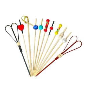 15cm Disposable Bamboo Toothpick Cocktail Stick Heart Shaped