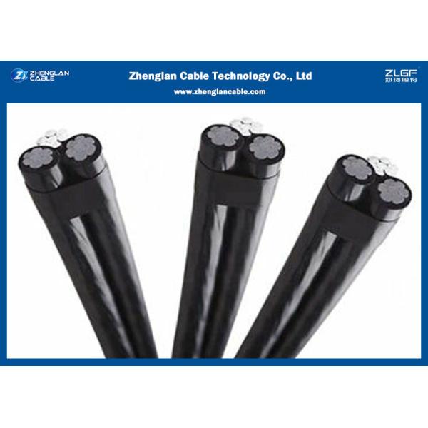 0.6 / 1KV 2*25sqmm 35sqmm 50sqmm Overhead Insulated Cable Aluminum Conductor