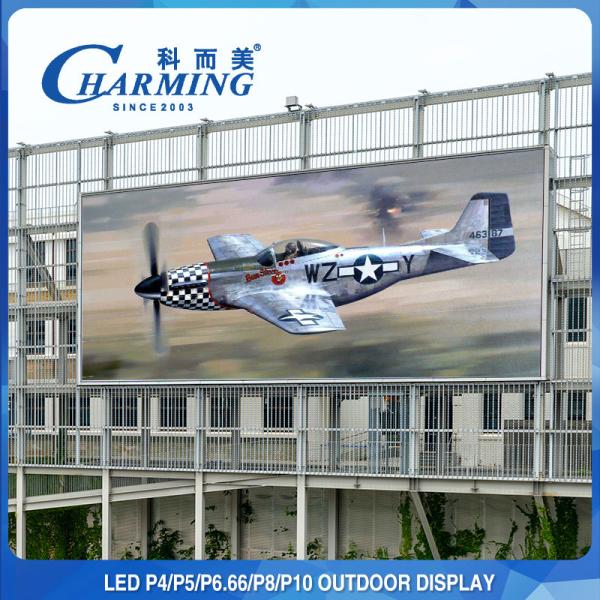 Buy Big Outdoor Advertising Led Display , P5 P8 Waterproof LED Video Wall Screen at wholesale prices