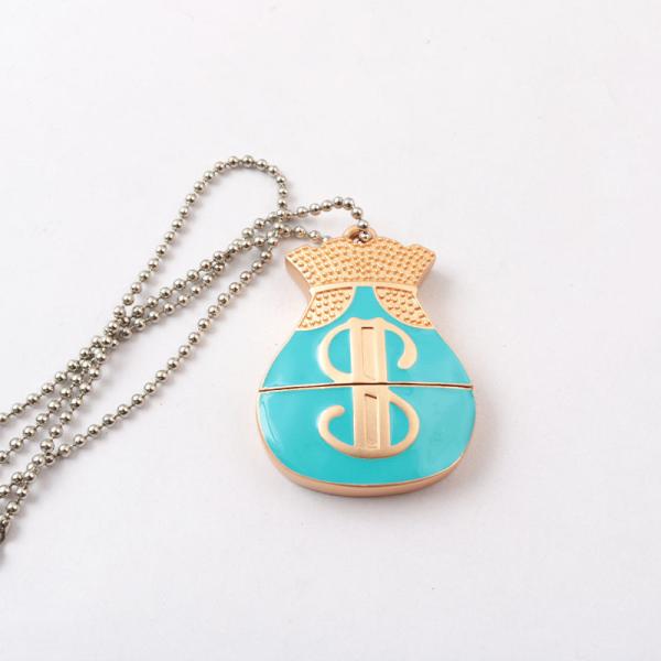 Necklace Crystal Usb Stick 128gb Gift For Lady And Kids Christmas And Holiday