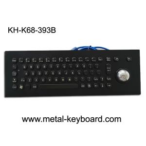 30min MTTR USB PS/2 Stainless Steel Keyboard With Trackball