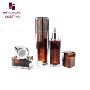 L054 15ml 30ml 50ml 100ml square shape sell lotion bottle