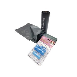Poly Thickness 0.8Mil Dog Waste Bags Flat Bottom Seal