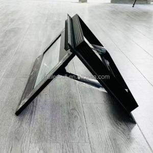 Natural Color/Grey Window Frame for Customizable Tempered Glass Expedition RV