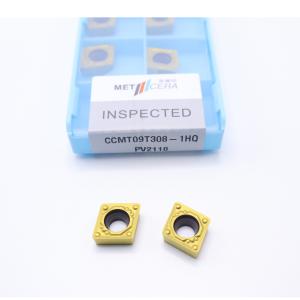 Fracture Resistance Cermet Cutting Tool Inserts CCMT09T308-1HQ PV2110