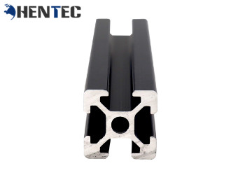 Buy T - Slot Industrial Aluminium Profile Extrusion Black Anodized Suface Treatment at wholesale prices