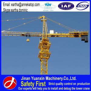 8t load QTZ80-6010 tower crane for building