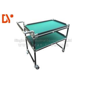 Lean Pipe Tote Cart Metal Material Spray Coating Anti - Rust ISO9001 Certificati